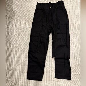 Pink Lily Women's Black Chinos